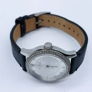 Coach Rhinestone Watch Coach | Accessories | Coach Rhinestones Quartz Silver And Black Womens ...